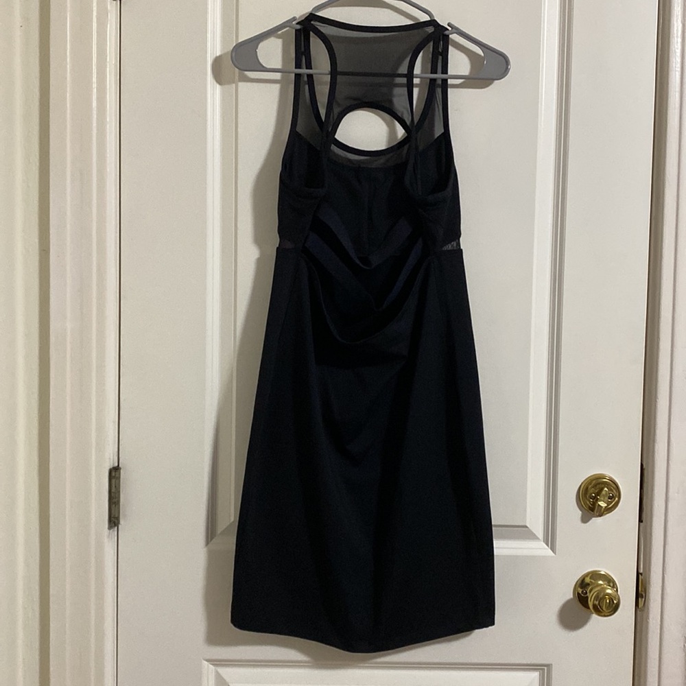 Fabletics Nwt Black Compression Jersey Racerback … - image 2